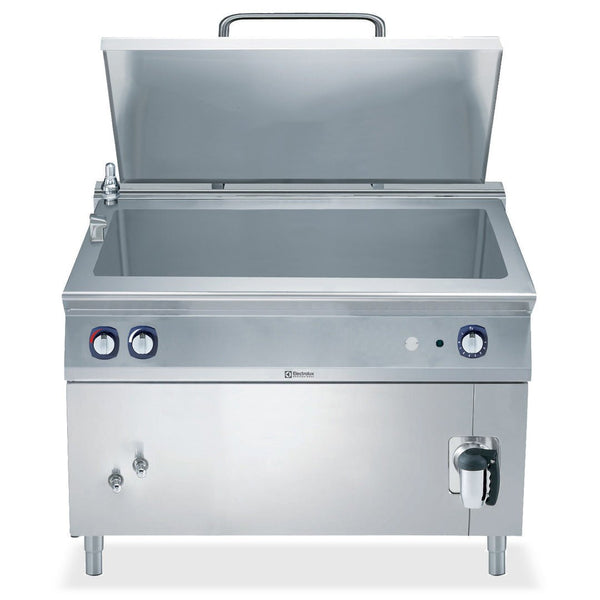 Electrolux 900XP 250L Electric Rectangular Stockpot Indirect Heating E9BSELIUFE - Whisk Hospitality - E9BSELIUFE
