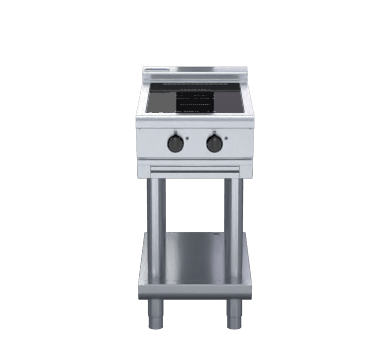 Waldorf 800 Series Inl8200R5 Ls 450Mm Electric Induction Cooktop Low Back Version Leg Stand - Whisk Hospitality - INL8200R5-LS