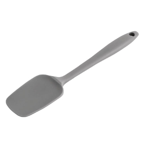 Vogue Silicone High Heat Mini Spoonula Grey - 200mm 8" DA529 - Whisk Hospitality - DA529