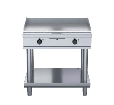 Waldorf 800 Series Gpl8900E Ls 900Mm Electric Griddle Low Back Version Leg Stand - Whisk Hospitality - GPL8900E-LS