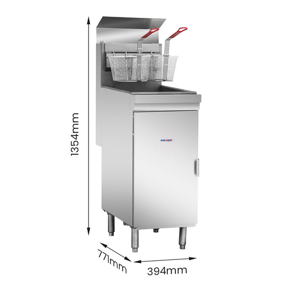 RC300E - Superfast Natural Gas Tube Fryer - Whisk Hospitality - RC300E