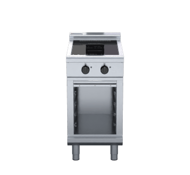 Waldorf 800 Series Inl8200R3 Cb 450Mm Electric Induction Cooktop Low Back Version Cabinet - Whisk Hospitality - INL8200R3-CB