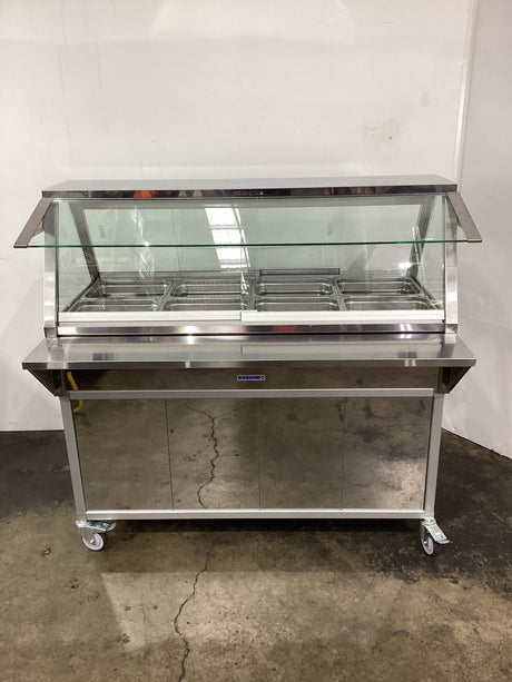 Roband E24 Heated Display with Stand + Sneeze Guards - Whisk Hospitality - 890246