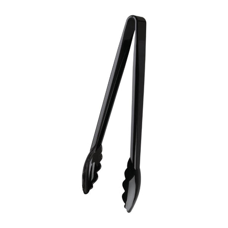 Vogue Tongs Black - 305mm 12" P925 - Whisk Hospitality - P925