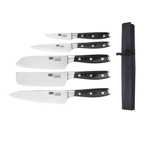 Vogue Tsuki Series 7 Knife Set (5 Piece) S617 - Whisk Hospitality - S617