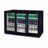 Bromic Back Bar Fridge - 307L - 3 Doors - Sliding - Whisk Hospitality - BB0330GDS-NR-1