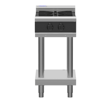 Waldorf Bold Rnlb8450G Ls 450Mm Gas Cooktop Low Back Version Leg Stand - Whisk Hospitality - RNLB8450G-LS