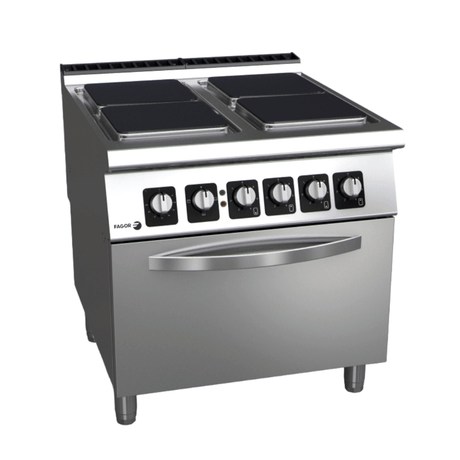 Fagor Kore 900 Series Electric 4 Burner with oven C - E941 - Whisk Hospitality - C-E941