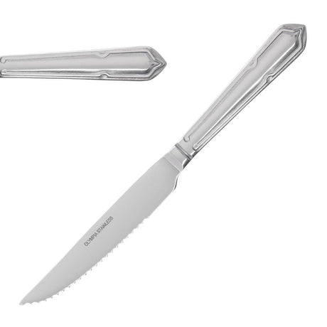 Olympia Dubarry Steak Knife St/St S/H (Box 12) DL106 - Whisk Hospitality - DL106
