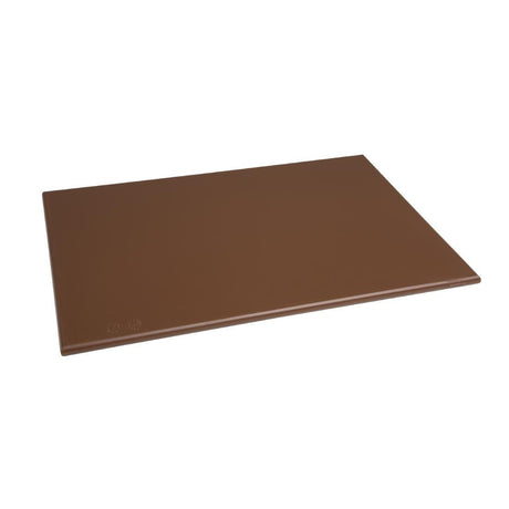Hygiplas High Density Chopping Board Brown - 450x300x12mm J004 - Whisk Hospitality - J004