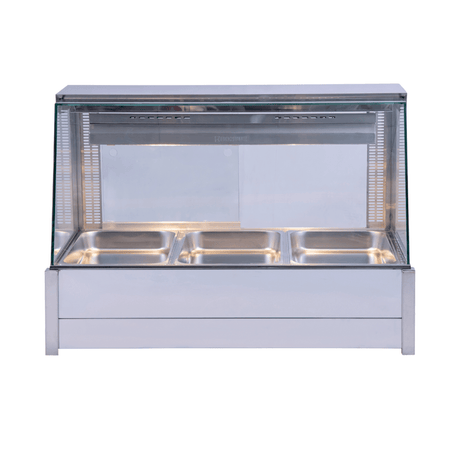 Bonvue Angled Countertop Wet and Dry Bain Marie BM11TC - Whisk Hospitality - BM11TC