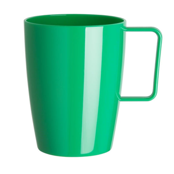 Olympia Kristallon Polycarbonate Handled Beaker Green - 284ml 10oz (Box 12) CE287 - Whisk Hospitality - CE287