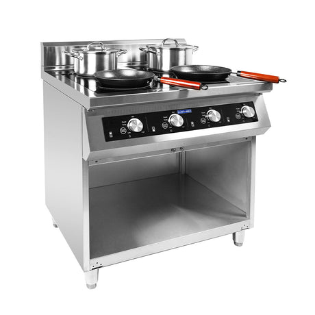 Electmax 700 Series Induction 4 - Burner Cooker with Splashback EIC7 - 800P - Whisk Hospitality - EIC7-800P