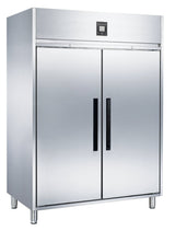 Glacian Stainless Steel Upright 2 Door Freezer GUF2140 - Whisk Hospitality - GUF2140