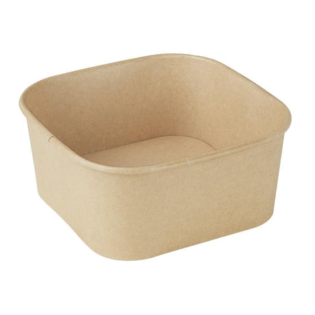 Fiesta Recyclable Square Container Base - 1400ml (Pack 300) HW018 - Whisk Hospitality - HW018