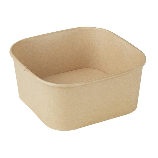 Fiesta Recyclable Square Container Base - 1400ml (Pack 300) HW018 - Whisk Hospitality - HW018