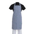 Whites Apron Blue/White Check A554 - Whisk Hospitality - A554