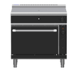 Waldorf Bold Rnlb8110Gc 900Mm Gas Target Top Convection Oven Range Low Back Version - Whisk Hospitality - RNLB8110GC