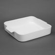 Olympia Whiteware Square Eared Roaster - 260x225x50mm (Box 2) DX386 - Whisk Hospitality - DX386