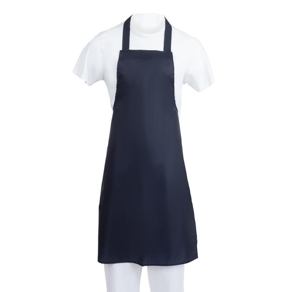 Whites Water Resistant Bib Apron Blue A896 - Whisk Hospitality - A896