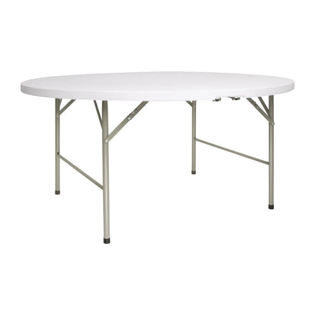 Bolero Centre Folding Round Table - 1.5m 5ft dia CC506 - Whisk Hospitality - CC506