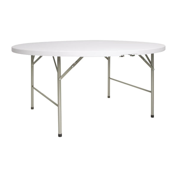 Bolero Centre Folding Round Table - 1.5m 5ft dia CC506 - Whisk Hospitality - CC506