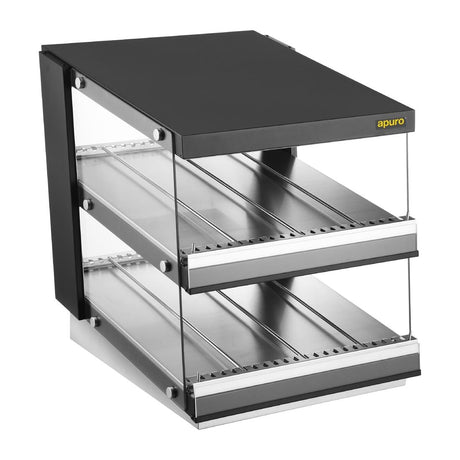 Apuro Sloped Chute Hot Food Unit - 2 Shelf HW925 - A - Whisk Hospitality - HW925-A