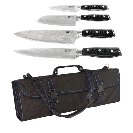 Vogue Tsuki Japanese 4 Piece Knife Kit S704 - Whisk Hospitality - S704