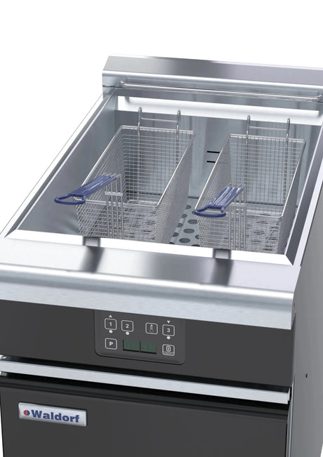 Waldorf Bold Fnlb8127Ee 450Mm Single Pan Electric Fryer Low Back Version - Whisk Hospitality - FNLB8127EE