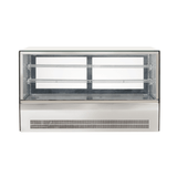 Counter top square 2 Shelves Glass cold food display - GN - 1200RT - Whisk Hospitality - GN-1200RT