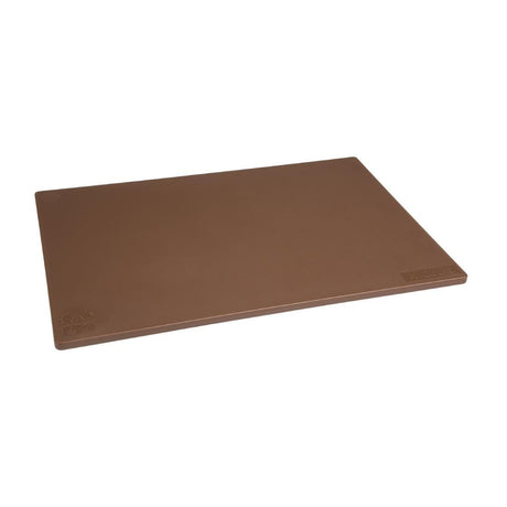 Hygiplas Low Density Chopping Board Brown - 450x300x10mm J256 - Whisk Hospitality - J256
