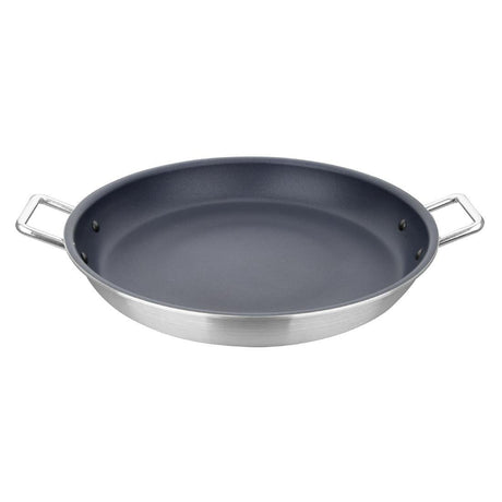 Vogue Paella Pan Aluminium Non - stick Teflon Platinum Plus - 450x68mm HT991 - Whisk Hospitality - HT991