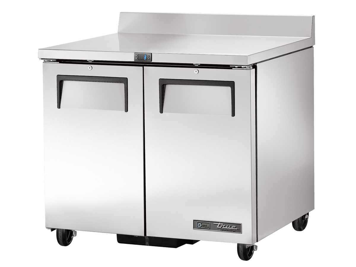 True Refrigeration Worktop Counter Refrigerator 2 Solid Swing Doors - TWT - 36 - HC - Whisk Hospitality - TWT-36-HC