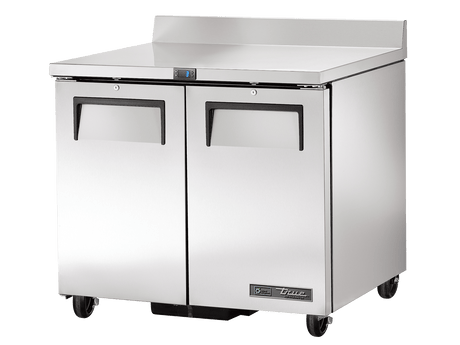 True Refrigeration Worktop Counter Refrigerator 2 Solid Swing Doors - TWT - 36 - HC - Whisk Hospitality - TWT-36-HC
