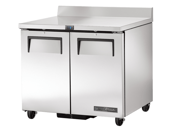 True Refrigeration Worktop Counter Refrigerator 2 Solid Swing Doors - TWT - 36 - HC - Whisk Hospitality - TWT-36-HC