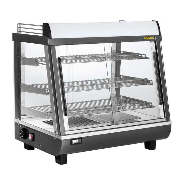 Apuro Front and Rear Door Heated Merchandiser - 96Ltr HW927-A - Whisk Hospitality - HW927-A
