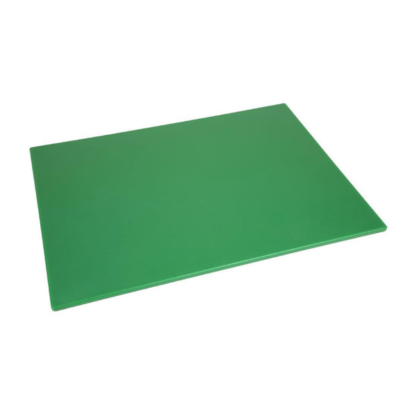 Hygiplas Low Density Chopping Board Green - 600x450x10mm HC875 - Whisk Hospitality - HC875