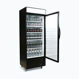 Bromic Upright Display Fridge - 659L - 1 Door - Flat Glass - Lightbox - Whisk Hospitality - GM0690LB