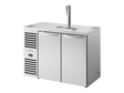 True Refrigeration Keg Chiller / Dispenser Stainless Steel Ext 2 Solid Swing Doors - TDR48 - RISZ1 - L - S - SS - 2 - Whisk Hospitality - TDR48-RISZ1-L-S-SS-2