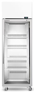 Skope TME650A 1 Door Glass Upright Fridge - White - Whisk Hospitality - 3PA-7259-TME650-A-HA161118592