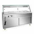 Thermaster Wet and Dry Bain Marie Display 5x1/1 GN Pans - PG180FE - XG - Whisk Hospitality - PG180FE-XG