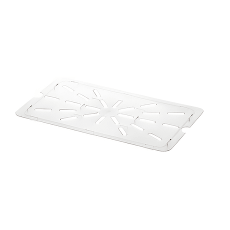 Gastronorme Pan Drain Plate - PolyCarbonate - 1/1 - Clear - Whisk Hospitality - 392350