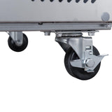 FED - X Three Door Standard Saladette On Castors - XPZ3600TN - Whisk Hospitality - XPZ3600TN