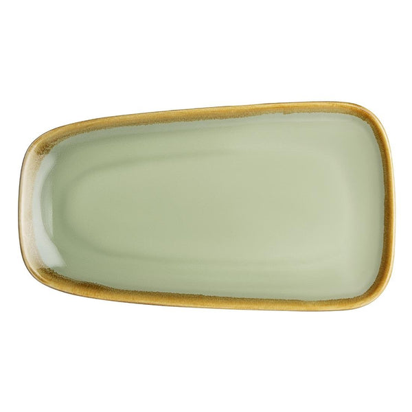 Olympia Kiln Moss Platter Large - 335x175mm (Box 4) CP955 - Whisk Hospitality - CP955