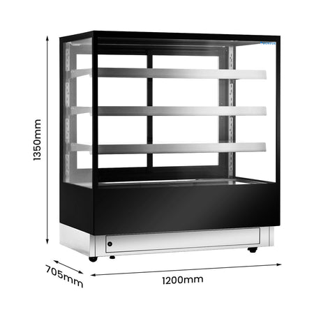 Bonvue Elite Cold Displays with 3 shelves - CL1200 - 3S - Whisk Hospitality - CL1200-3S