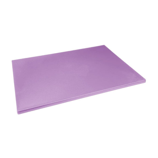 Hygiplas Extra Thick Low Density Chopping Board Purple - 600x450x20mm FX109 - Whisk Hospitality - FX109