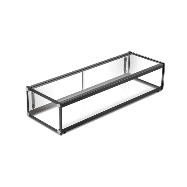 Exquisite Single Tier Flat Glass Ambient Cake Display - CD48 - Whisk Hospitality - CD48