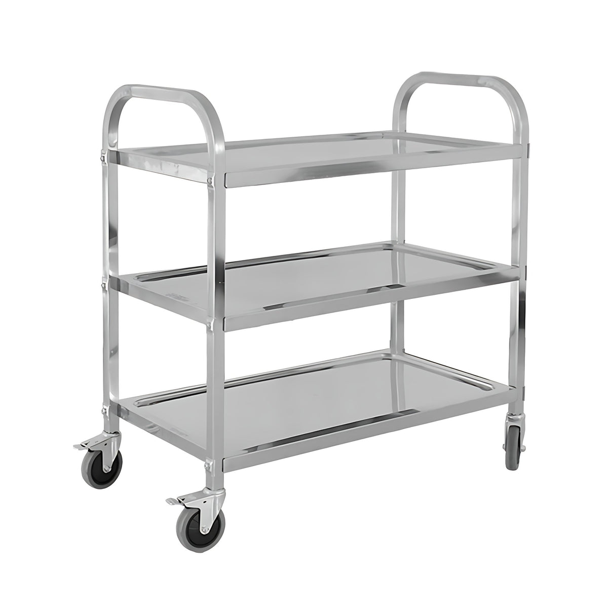 Serving Trolley - S/S - 3 Tiers - Large - Serving Trolley - 950mm*500mm*950mm - Whisk Hospitality - 338754