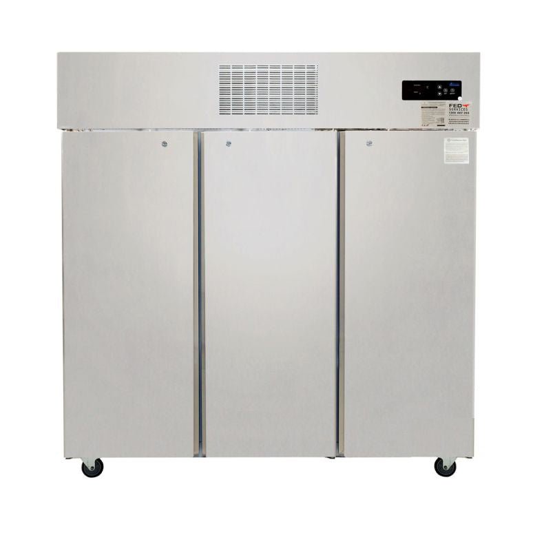 Thermaster Three Door SS Upright Storage Freezer - SUF1500 - Whisk Hospitality - SUF1500