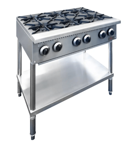 Hargrill HAR-HP900 6 Burner Cooktop + Stand - Whisk Hospitality - 3PA-7355-HAR-HP900